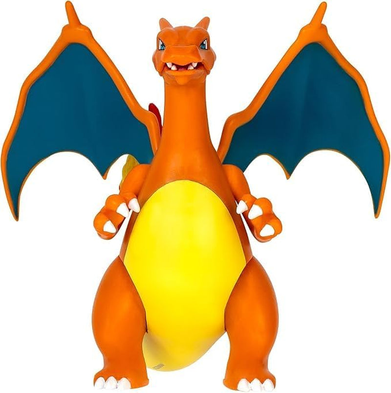 Pokémon PKW0368 - Battle Feature Figur - Glurak Official Movable Figur 11,5 cm Action figurer Naty Shop