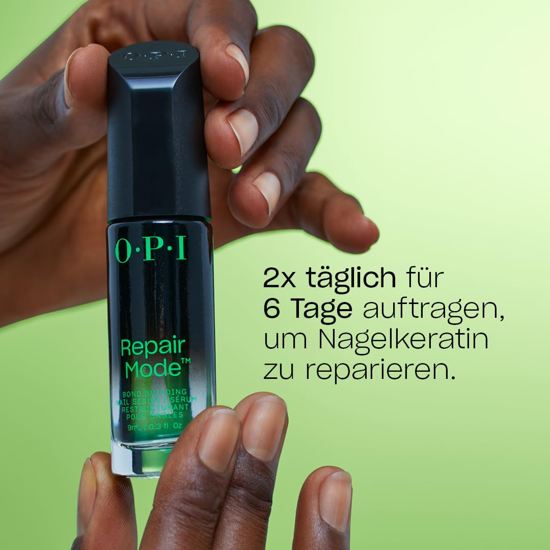 OPI Repair Mode – vegansk serum til pleje af beskadigede negle – Nail Bonding serum reparerer neglenes keratinstruktur indefra – for stærke og modstandsdygtige negle på 6 dage