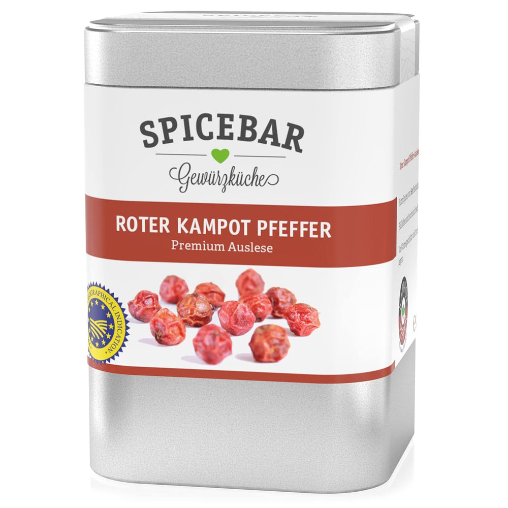 Spicebar Roter Kampot Pfeffer, Premium Auslese fra Kambodscha (1 x 70g)