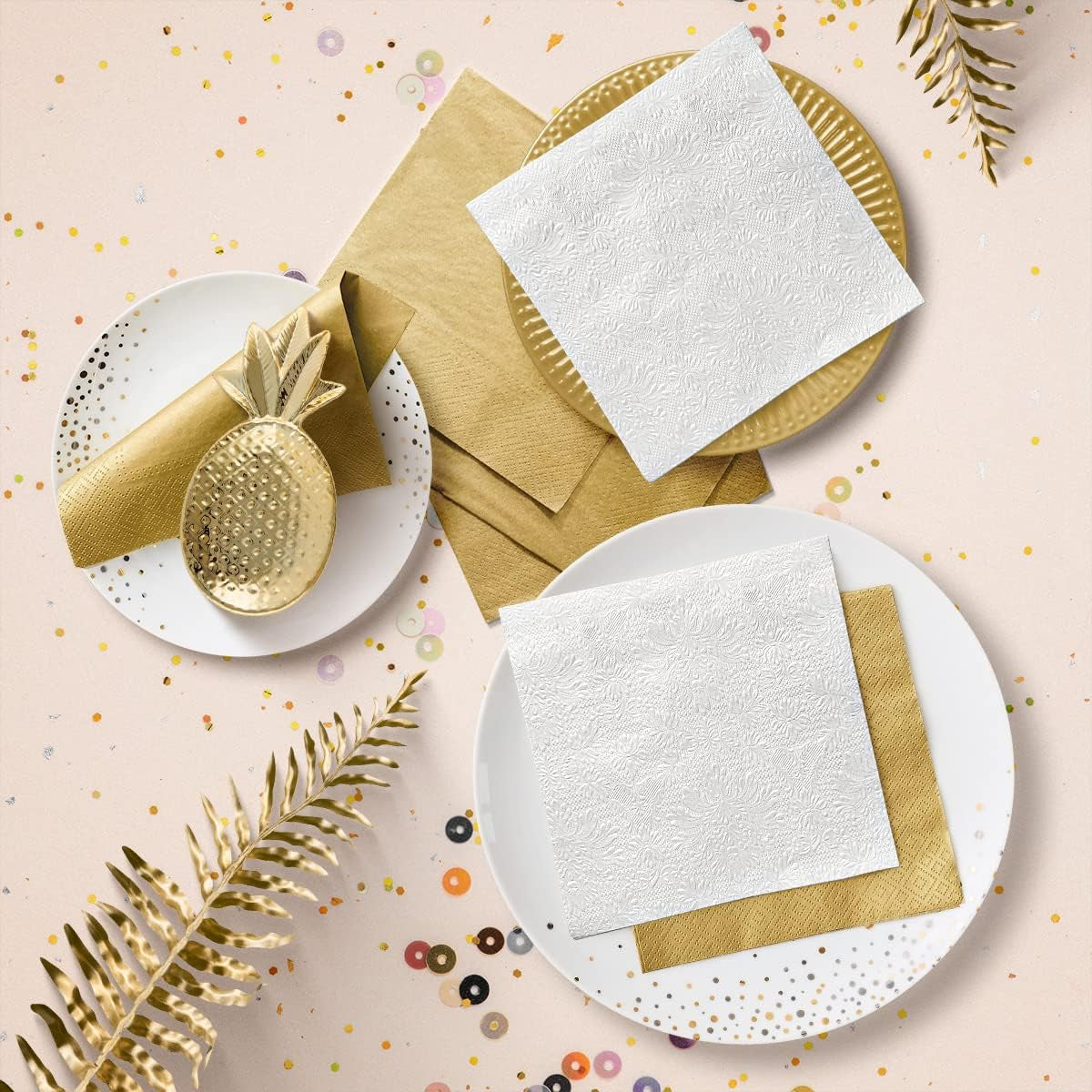 PAW - Șervețele 3 straturi (33 X 33 Cm) I 20 bucăți I Perfect pentru zile de naștere, petreceri, nunți, comuniuni și sărbători I Șervețele de hârtie colorate - ocazii speciale, ornamente I Inspiration Classic