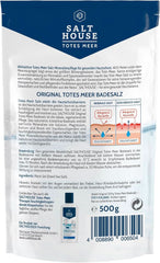 Salthouse originale Dødehavsbadesalte, badesalte, beroligende hudirritation, til følsom tør hud, 100 % naturlig, 500 gram Naty Shop Shower & Bath