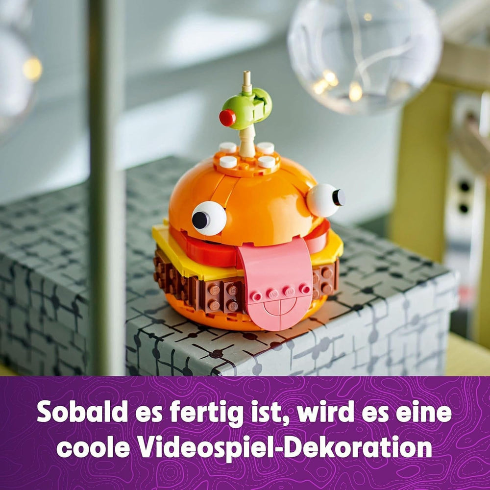 LEGO Fortnite Durrr Burger, byggesæt til videospil til spillere 9+, displaymodel, samlerfigur, gave til børn, teenagere og voksne, samlerobjekt 77070 Byggesæt Besuche den LEGO-Store