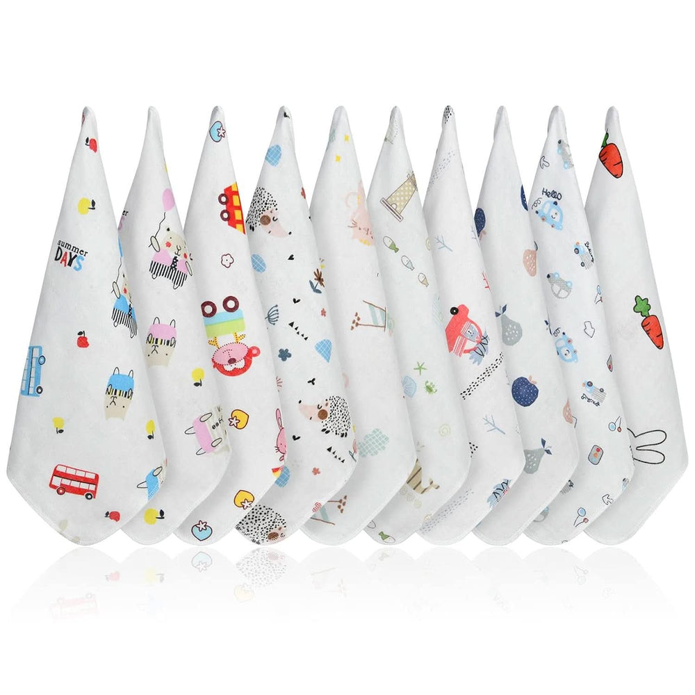 Prosoape de muselină pentru bebeluși, pachet de 8 prosoape din bumbac organic, absorbante, 25 x 25 cm Mama si Copilul Naty Shop