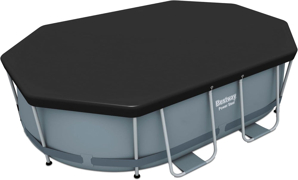 Bestway PVC presenning 305 x 184 cm, sort, oval