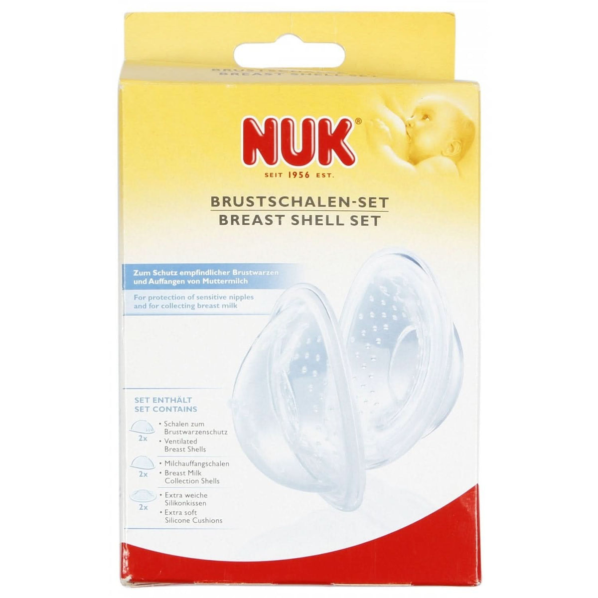 NUK Brustchalen-Set, 6-Teiliges Komplett-Set Tilbehør Mad og Amning Bebe Naty Shop