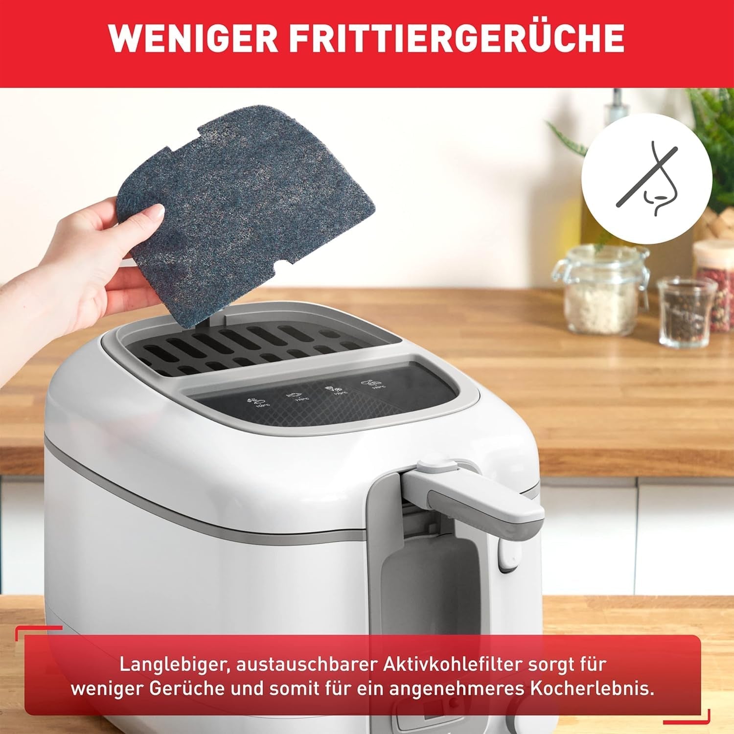Tefal Super Uno Access frituregryde, kapacitet 2,2 L, dele, tåler opvaskemaskine, lugtfilter Hvidevarer Naty Shop