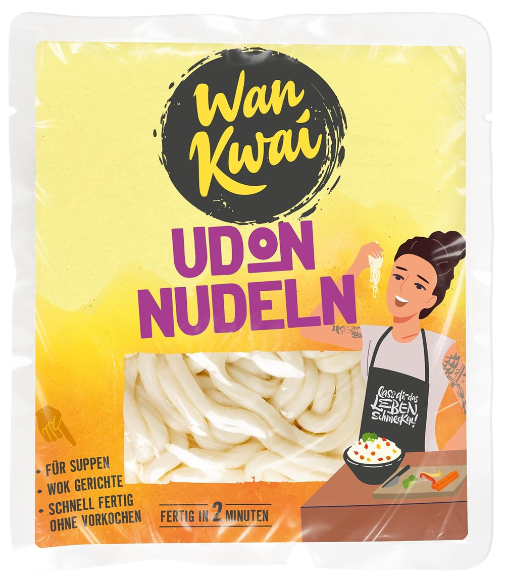 Wan Kwai Wide Rice Nudles 250g – Autentisk sort til Pad Thai, supper og mere. Vegansk og glutenfri. Klar på 8 minutter.