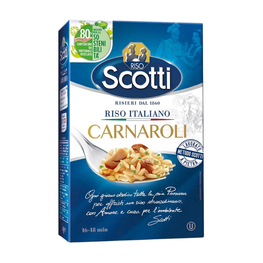 - Carnaroli - Ekstra fine ris til risotto, ris fra Italien, klar på 16 minutter - 1 kg