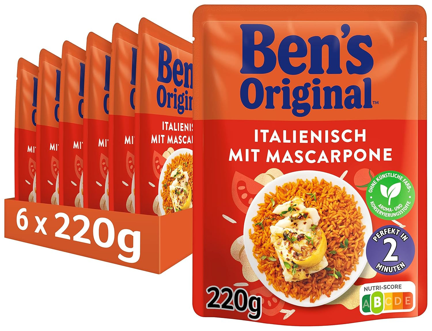 BEN'S ORIGINAL™ Mediterranean Express-ris 6 x 220 g