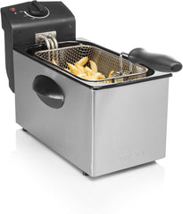 Tristar oliefrituregryde FR-6935, 2000 watt, 3 liter, termostat, kold zone, 3-4 personer, metal Hvidevarer Naty Shop Standardtitel