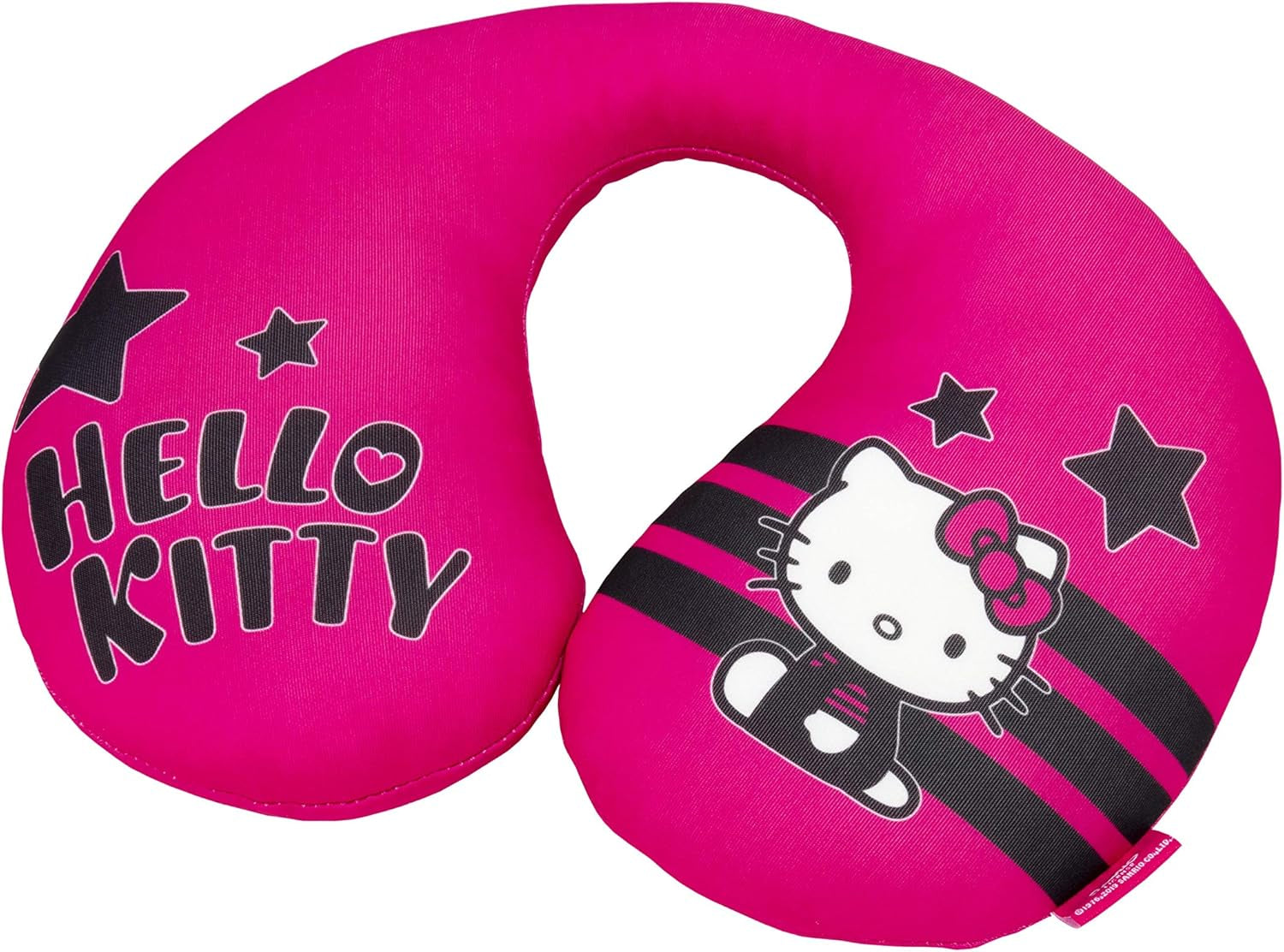 Pernă de gât HELLO KITTY Star pentru băieți și fete. Confortabilă și funcțională. Universală, 100% lavabilă. Perne calatorie Naty Shop