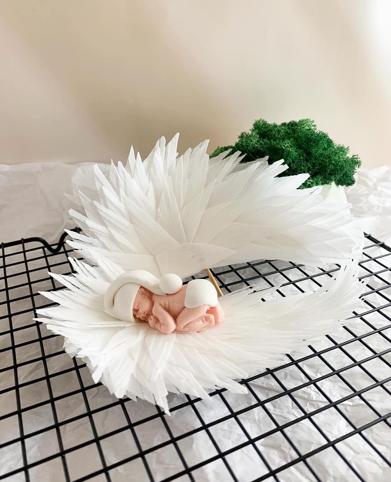 Spiselig dekoration, Dåb, Hat