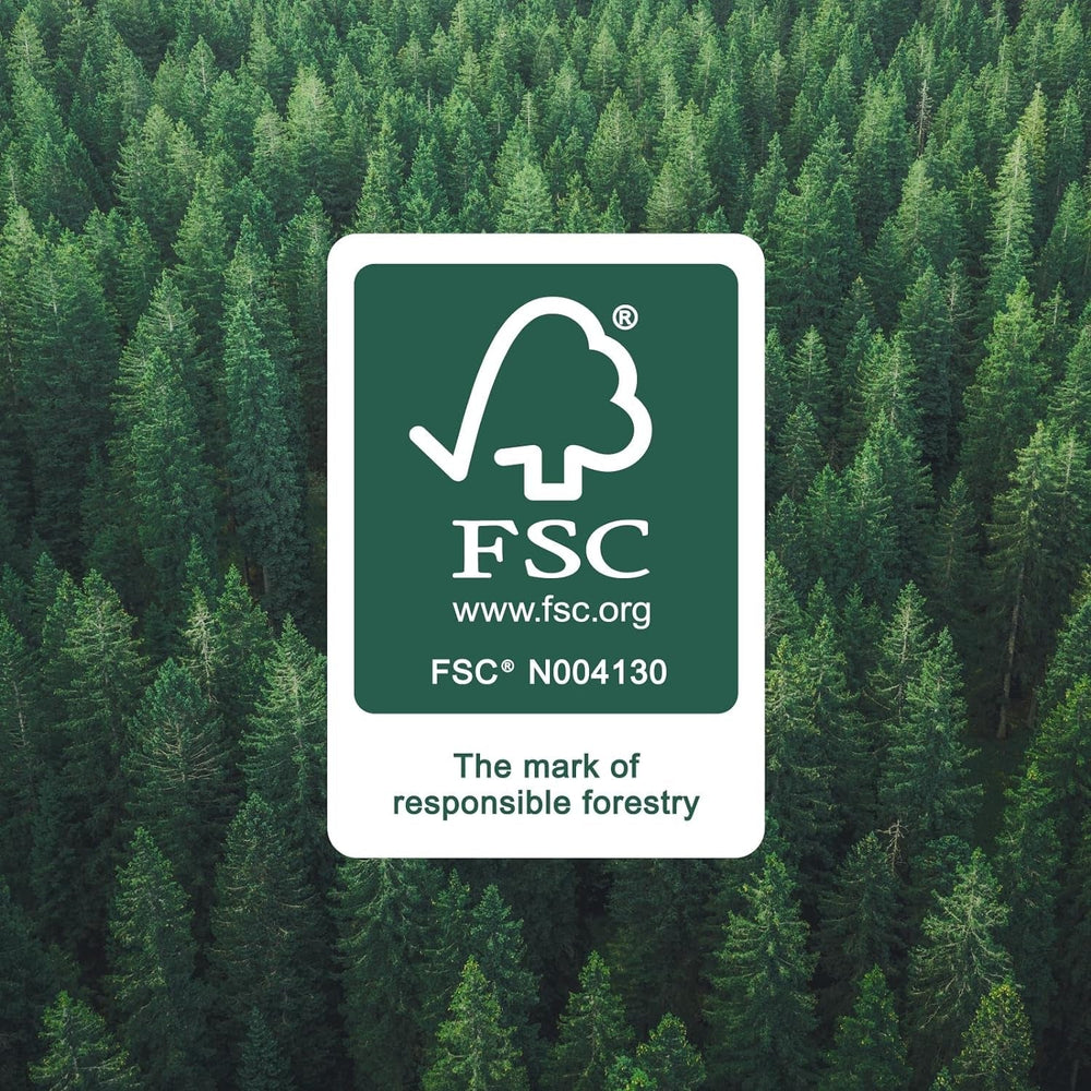 By Amazon Hârtie igienică, 3 straturi matlasate, moale catifelată, 36 de role (9 role, pachet de 4), 200 de foi per rolă, certificată Fsc