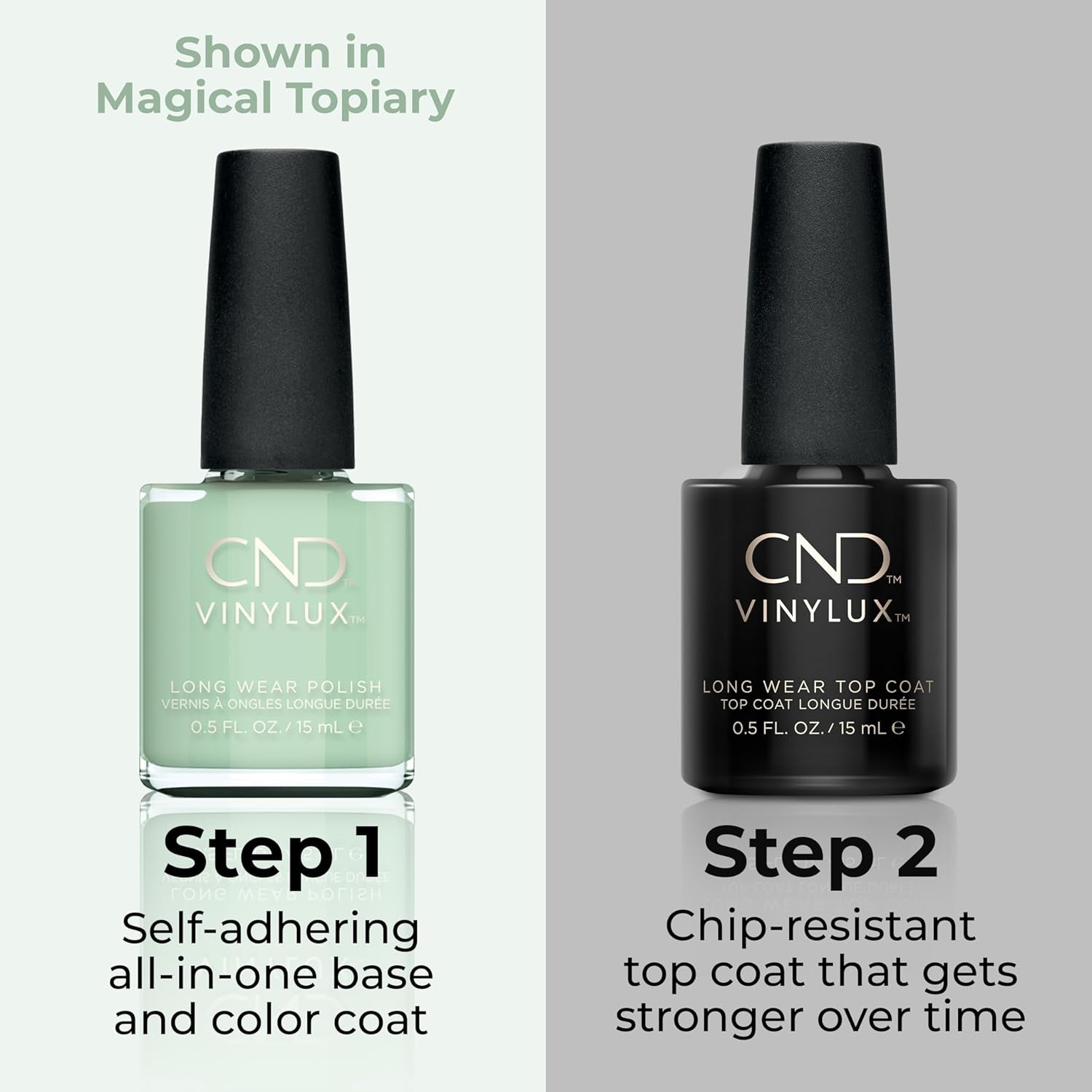 CND Vinylux - Langtidsholdbar neglelak - Klassisk neglelak - Forgyldt salvie #433 15 ml