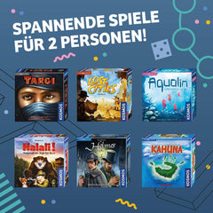 KOSMOS 692766 Holmes - Sherlock vs. Moriarty, To spillers spil, Sherlock Holmes spil, Brætspil for præcis 2 spillere fra 10 år og opefter, Strategispil