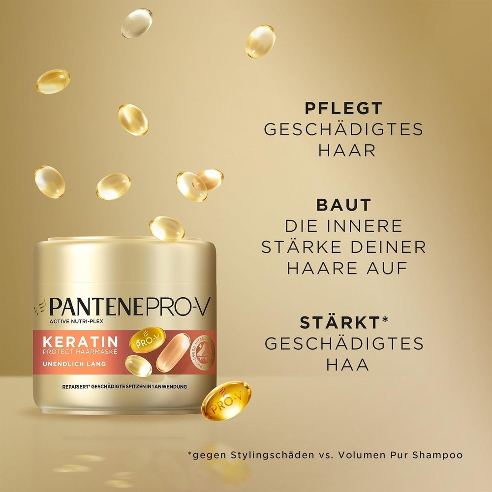Mască de păr Pantene Pro-V Infinite Long Keratin Reconstruct (300ml) Masca de par Naty Shop
