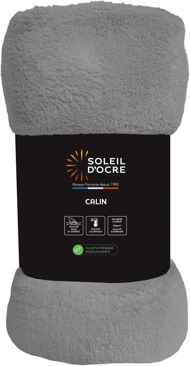 Soleil D'Ocre, flanneltæppe, 220 X 240 Cm, Calin, brune Dyner og dyner Naty Shop Grå 220 X 240 Cm