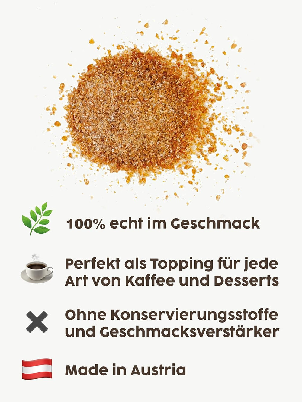 Kotanyi Salted Caramel Kaffee Topping | feiner Karamellgeschmack, 4er Pack (4 x 65g)