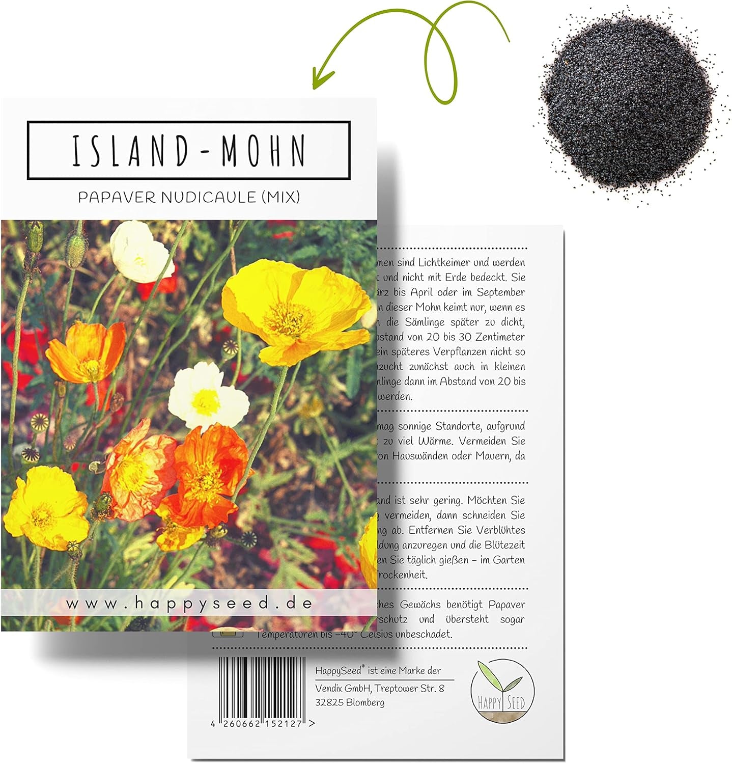 California Poppy Seed Mix (Eschscholzia californica) - Smukke blomstrende valmuer med en lang blomstringsperiode til en farverig blomstereng (California Poppy)