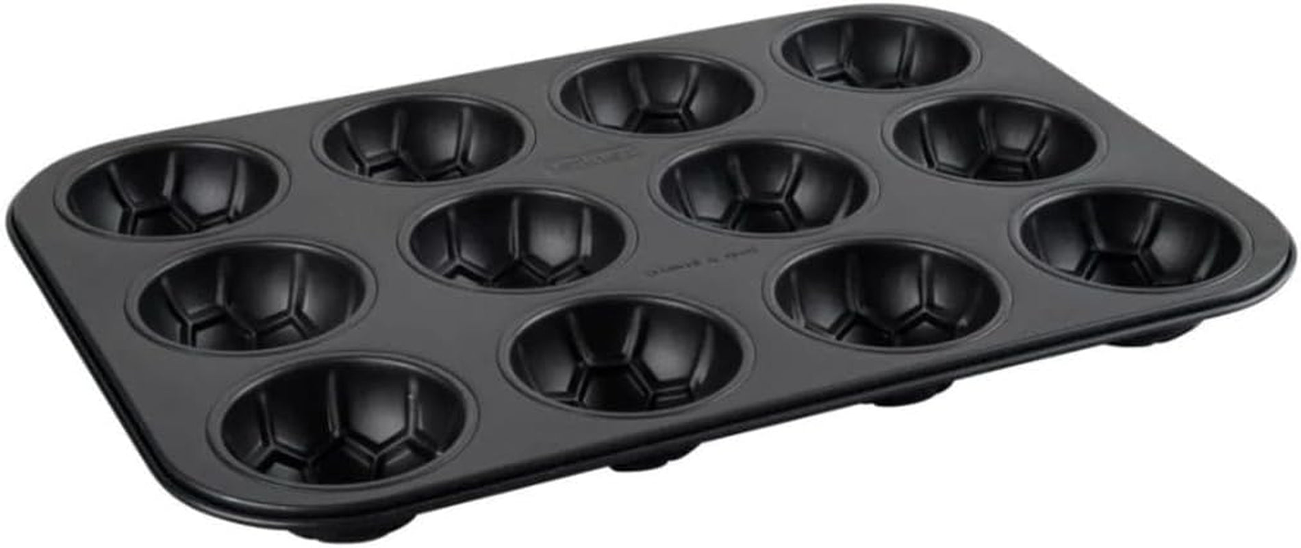 Zenker 12Er Muffinform – Muffinbackblech Für Muffins Und Cupcakes Aus Der Serie Soccer Baking– Hitzebeständiges 12Er Muffinblech Mit Antihaftbeschichtung, Schwarz Matrite si tavi pentru copt Naty Shop