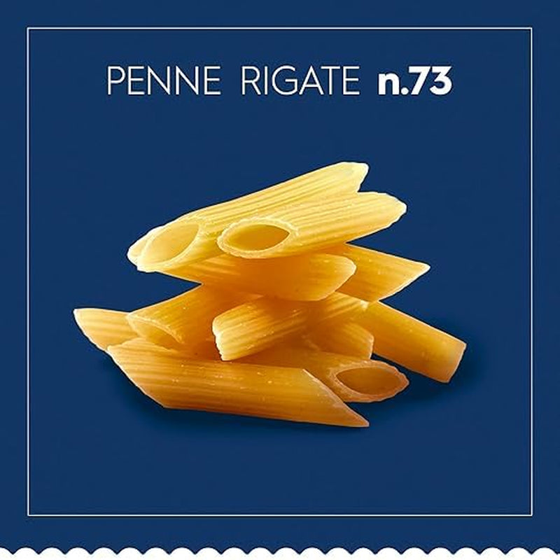 Pasta Barilla Classic Penne Rigate Nr. 73 fra højkvalitets hård hvede, altid al dente (1 x 500 g)