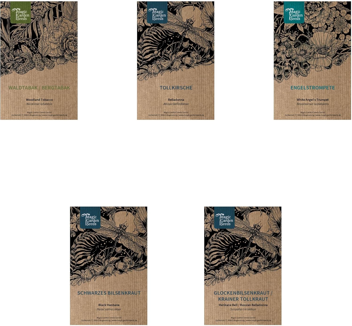 Legendariske padderokplanter - frøsæt med 5 magiske planter