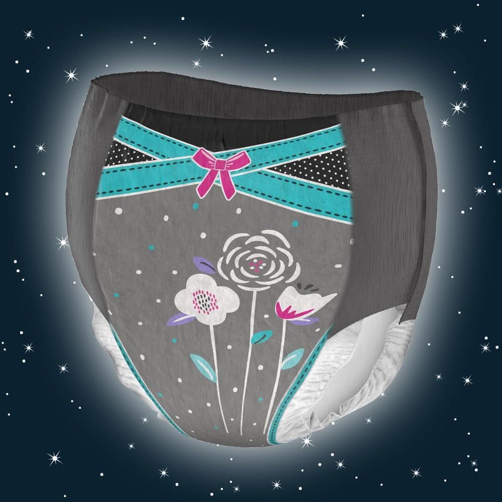 Huggies nattbleer, til piger 8-15 år (27-57 kg), meget absorberende, 9 stk (pakke med 2) Mor og barn Naty Shop