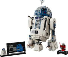 LEGO Star Wars R2-D2 modelsæt til børn, drenge og piger, byggbar droidfigur med Darth Malek 25 års jubilæums minifigur og dekorationstallerken, samling gaveidé 75379 Byggesæt Besuche den LEGO-Store