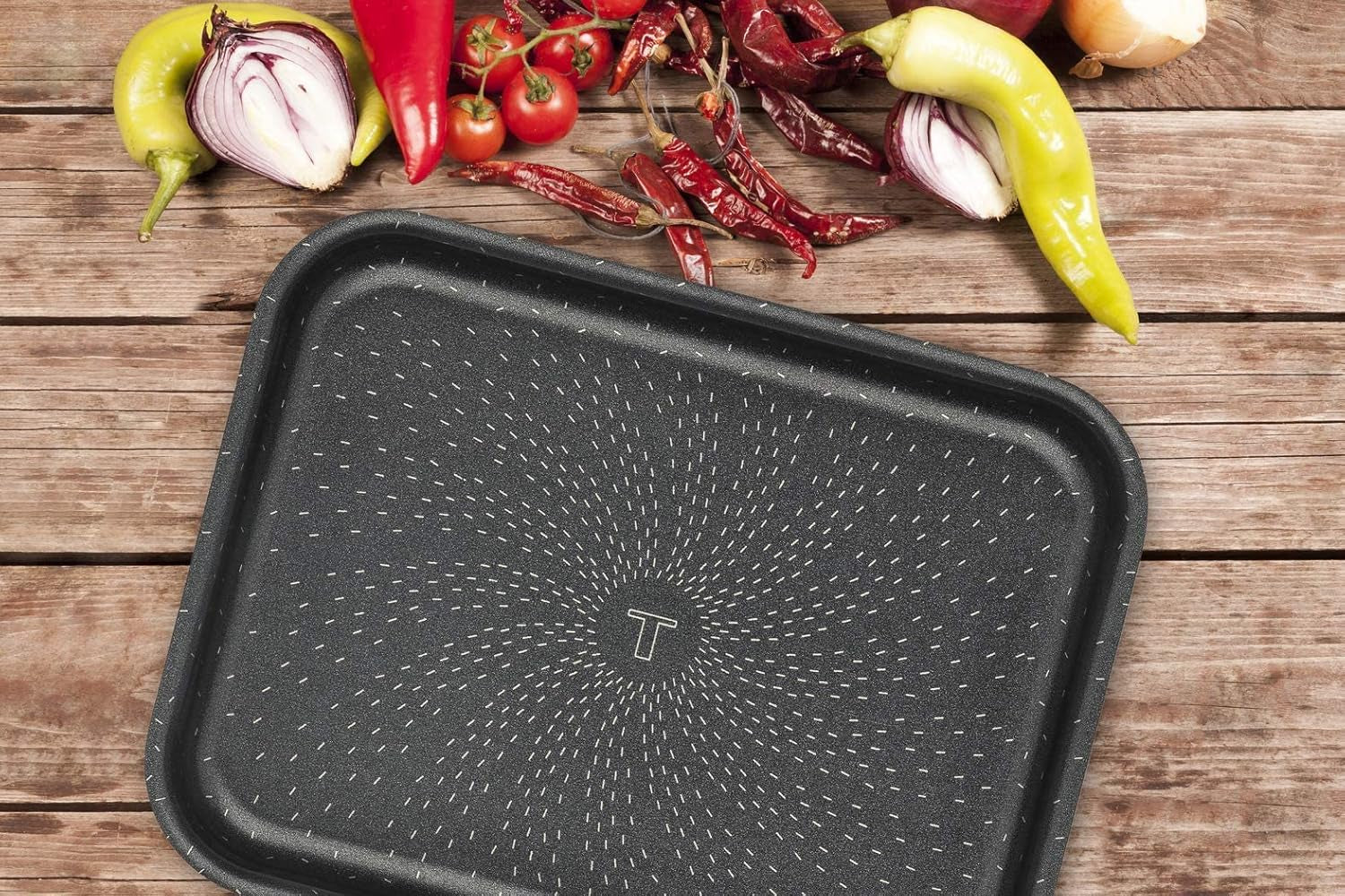 Tefal J1600502 Succes Flach Mini Backofen Aluminium Schwarz 19X25 X 4,2 Cm Forme og bakker til bagning Naty Shop