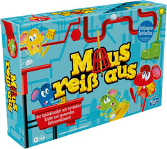 Mouse Run Away, un joc de familie pentru 2 până la 4 jucători, un joc de societate multiplayer clasic cu configurare simplă pentru copii cu vârsta de 6 ani și peste, un joc de societate pentru familie