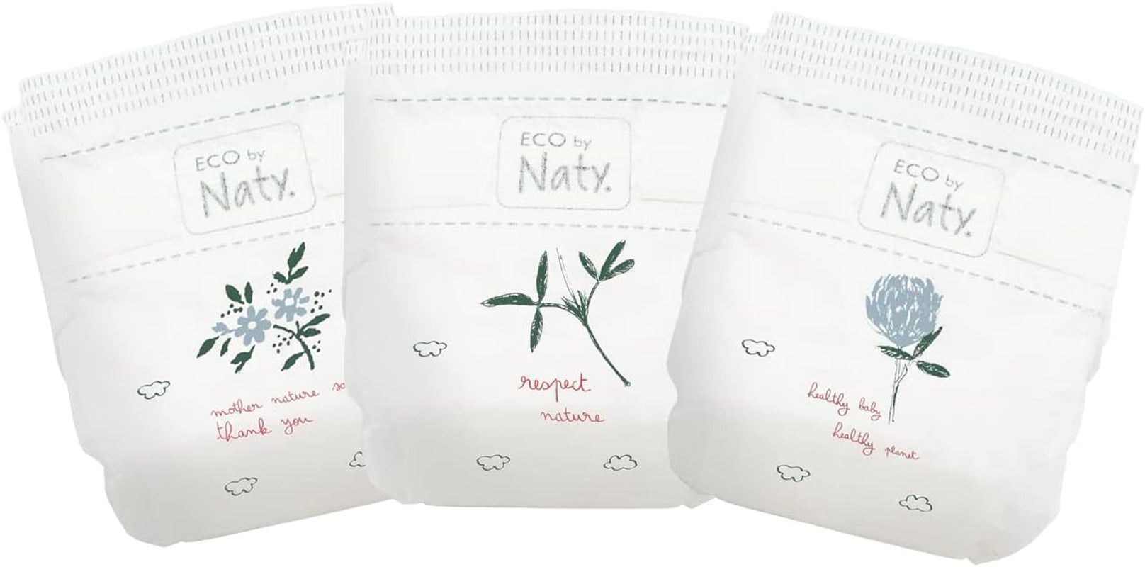 Eco by Naty Premium engangsbleer til følsom hud, str. 5, 11-25 kg, (1 x 22 stk.)