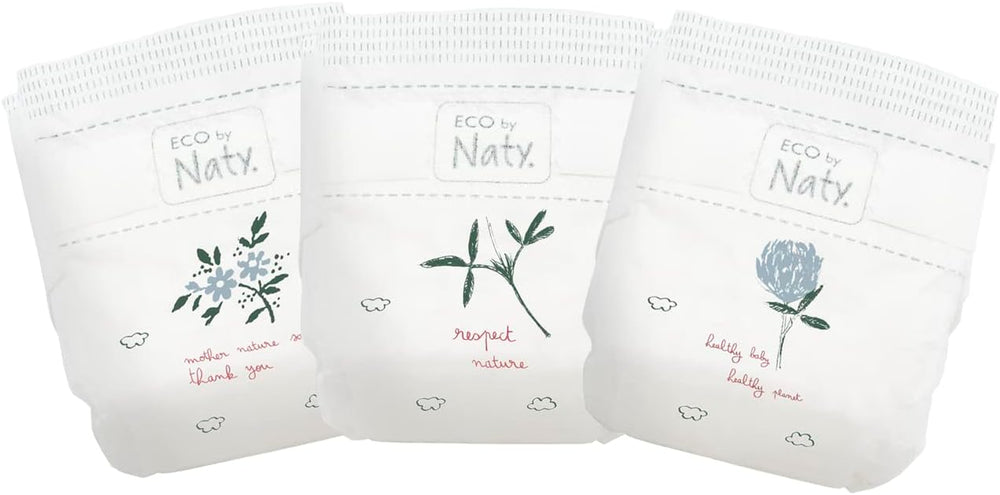 Eco by Naty Premium engangsbleer til følsom hud, str. 5, 11-25 kg, (1 x 22 stk.)