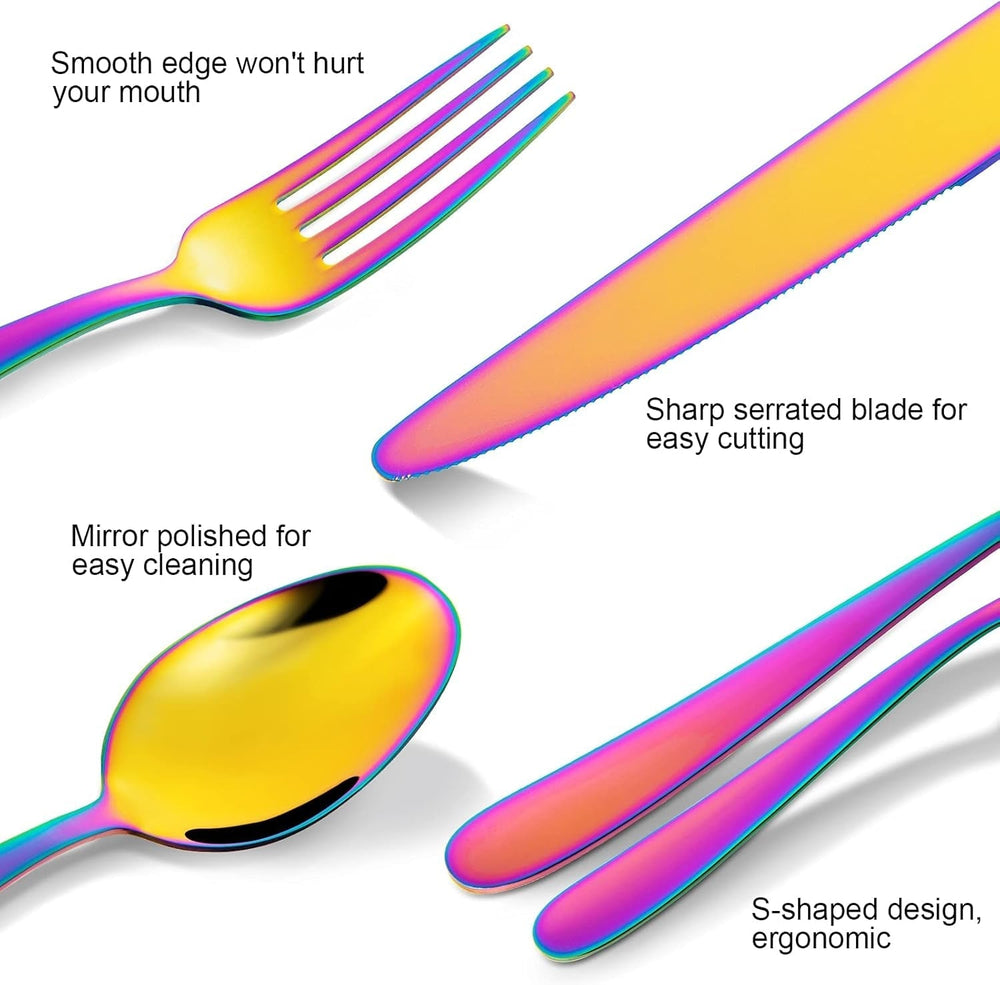 Rustfrit stål bestiksæt, 30 eller 60 stk. Kitchen Naty Shop