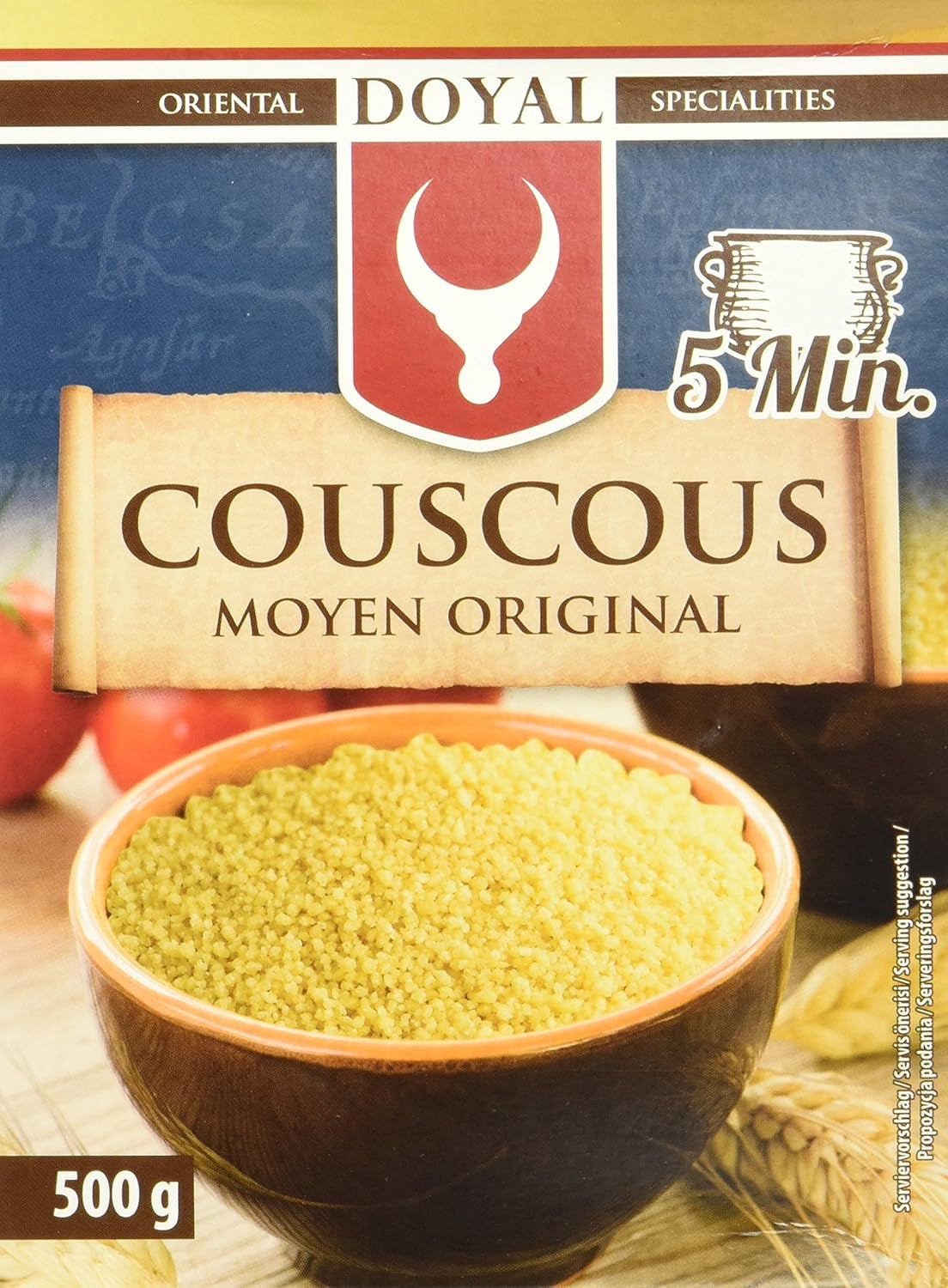 Couscous – Let og luftig couscous med en let nøddesmag – En typisk nordafrikansk specialitet – 1 x 500g