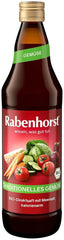 RABENHORST (6 X 700 ml) - Højkvalitets grøntsagsjuice fra forskellige grøntsager Alkoholfri drikke Naty Shop
