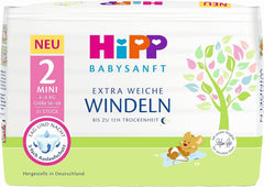 Hipp Babysanft scutece Newborn 1 Carry, pachet de 3 (3 x 24 bucăți) Naty Shop