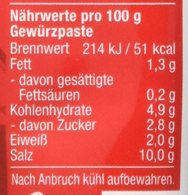 Fuchs Gewürze – Paprika Gewürzpaste, vollmundig piquantes Aroma, Paste zum Würzen von Soßen, Fleisch-Gerichten eller Suppen jeglicher Länder-Küchen, 60 g