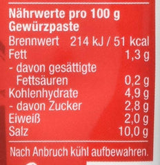 Fuchs Gewürze – Paprika Gewürzpaste, vollmundig piquantes Aroma, Paste zum Würzen von Soßen, Fleisch-Gerichten eller Suppen jeglicher Länder-Küchen, 60 g