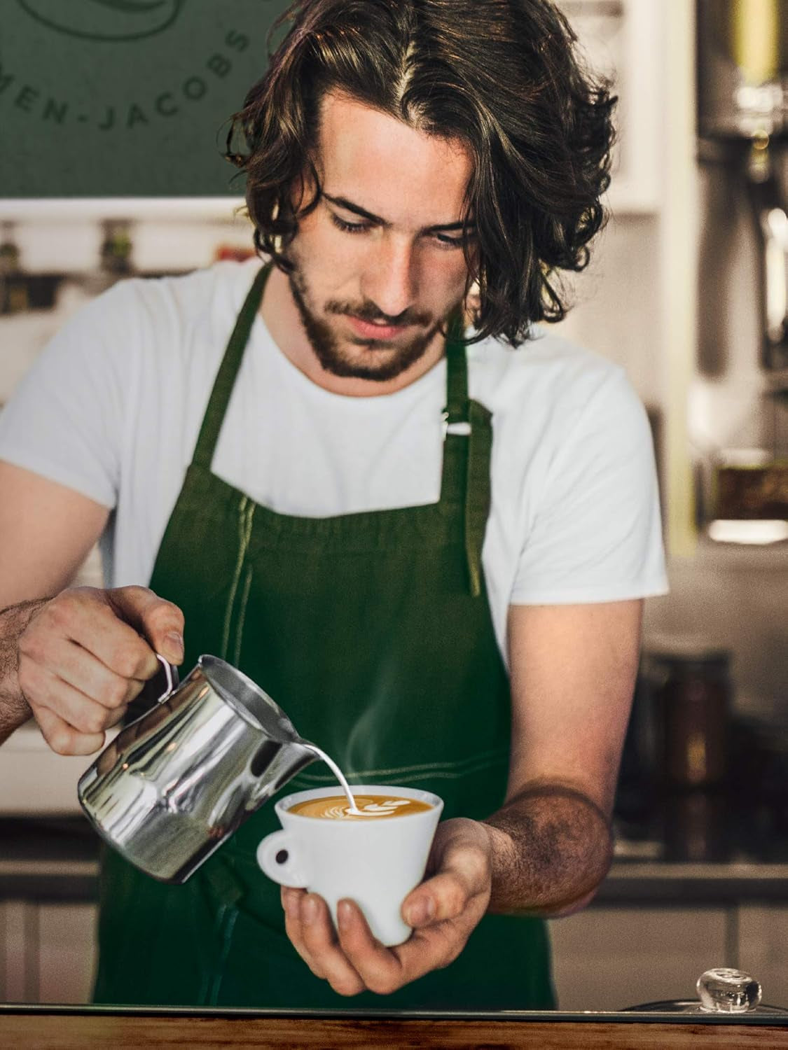 Jacobs Professional Le Grand Café Cream, hele kaffebønner 1 kg, Mild, Intensitet 2/5 Coffee Naty Shop