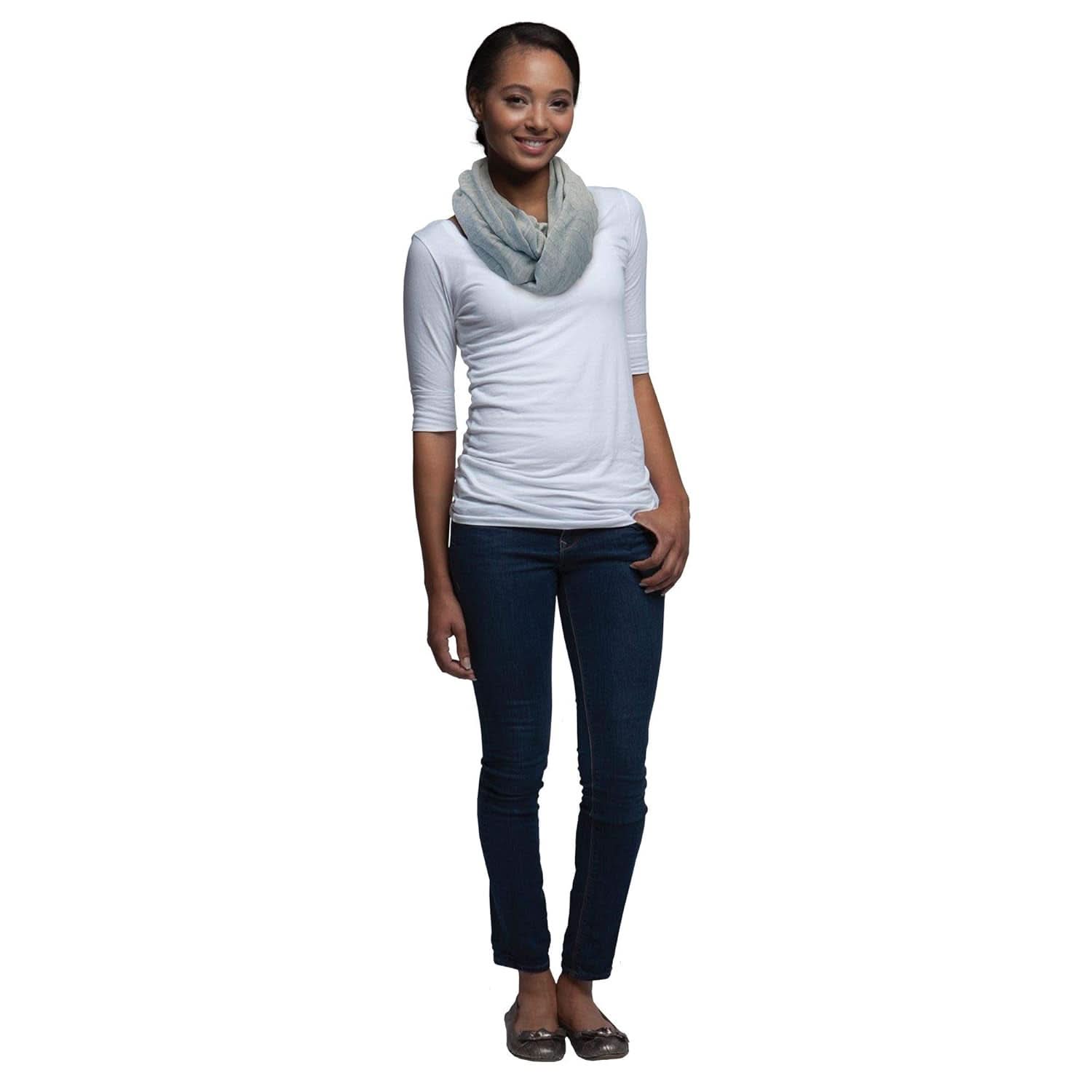 Chicco - Boppy Infinity ammetørklæde 17 Cm grå Tilbehør Mad og Amning Bebe Naty Shop