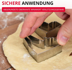 Formă de biscuiți Westmark Cologne Cathedral – Formă de biscuiți din oțel inoxidabil pentru fanii parfumului de Koln – Formă de biscuiți precisă pentru aluat, brânză, legume și decorațiuni de petrecere, 8 cm