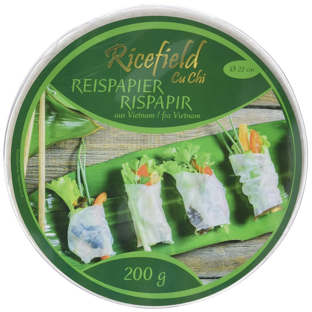 Rismarksrispapir, rundt, 22 cm (1 x 0,2 kg)