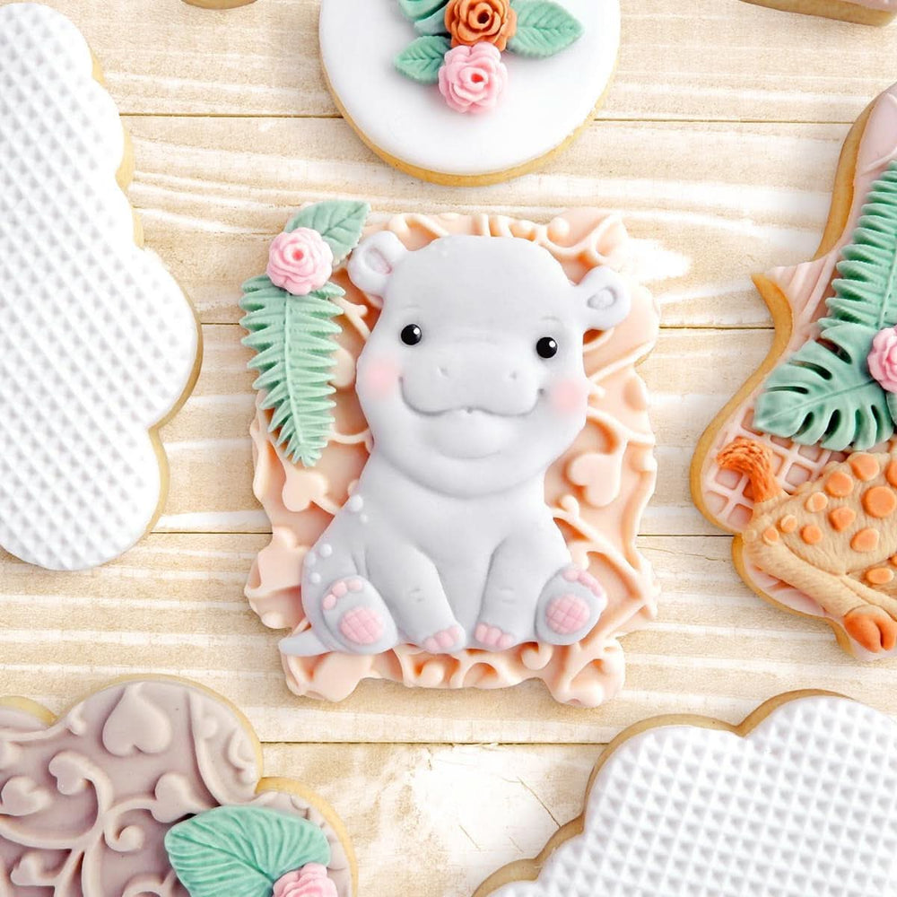 Katy Sue, Sweet Safari Silikonestøbning, Naty Shop Kitchen Hipopotam