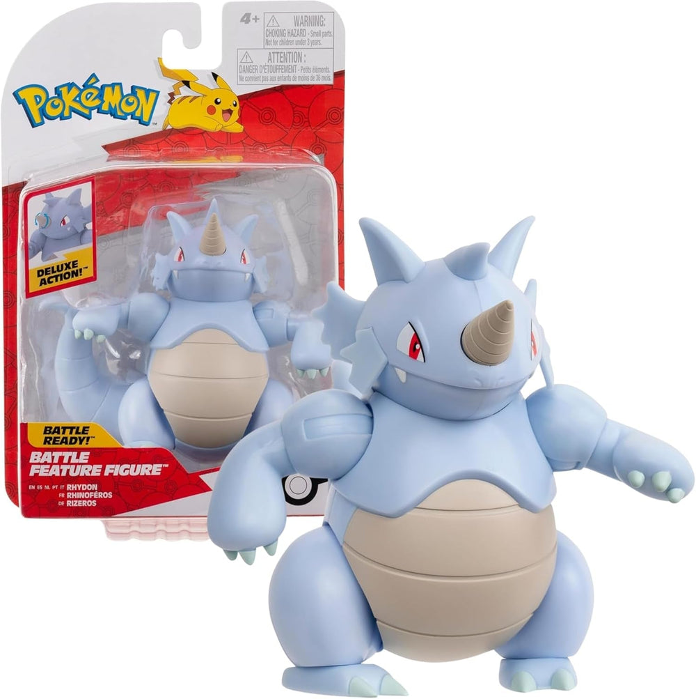 Pokémon PKW3418 - Battle Feature Figur - Rizeros Officiel Action Figur 11,5 cm Action Figurer Naty Shop Standardtitel