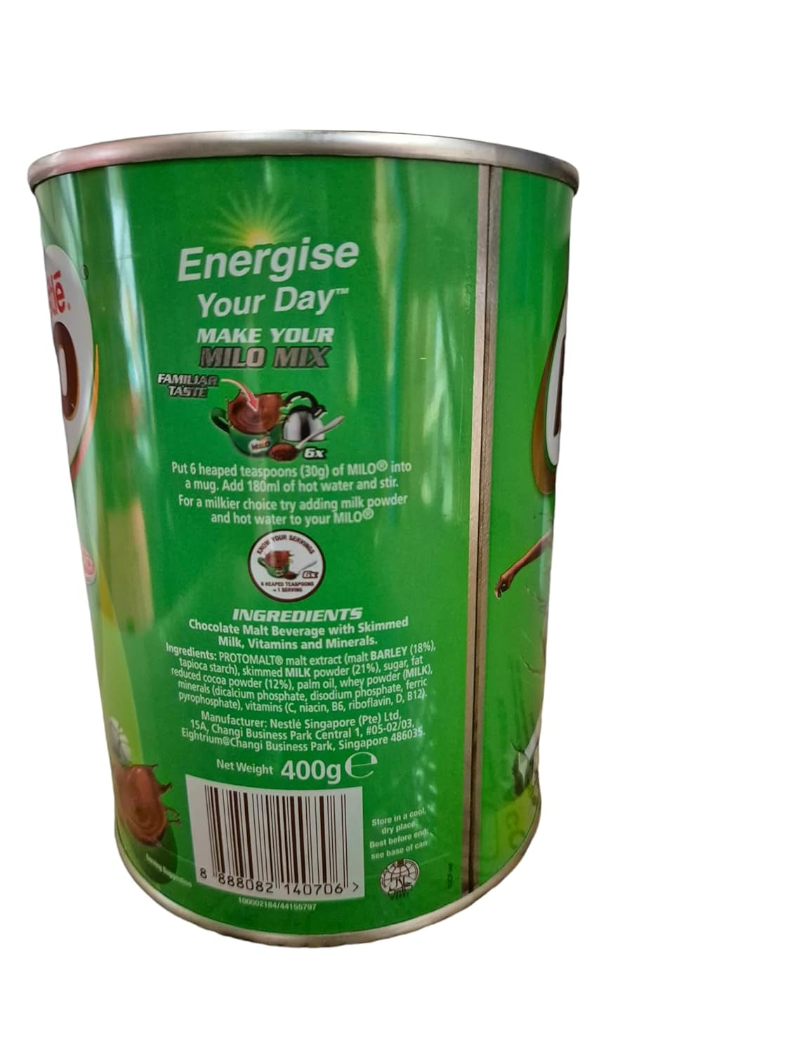 -Sæt: MILO - Instant Kakao Drink 400g + NIDO - Milchpulver 400g