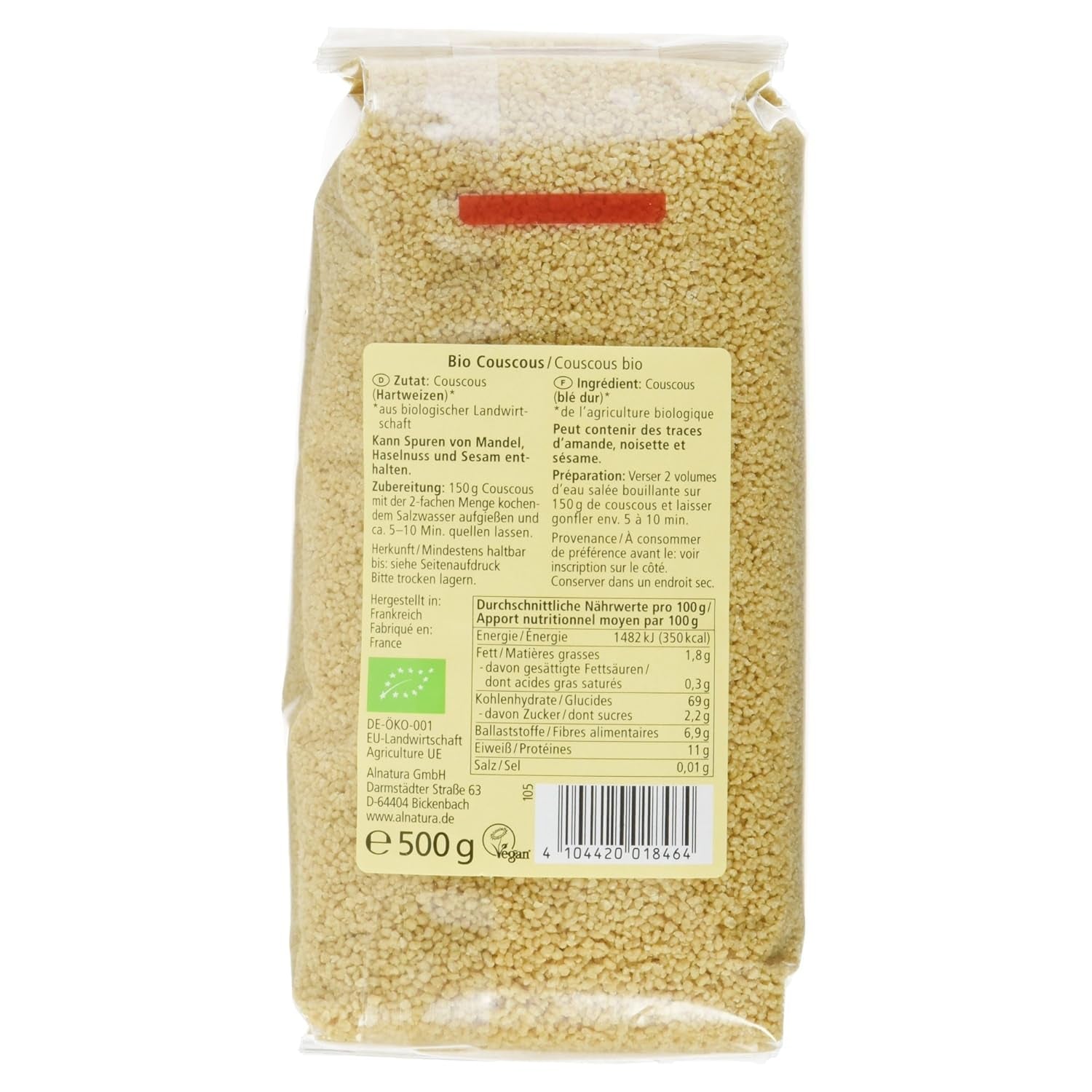 Økologisk korn couscous, 500g