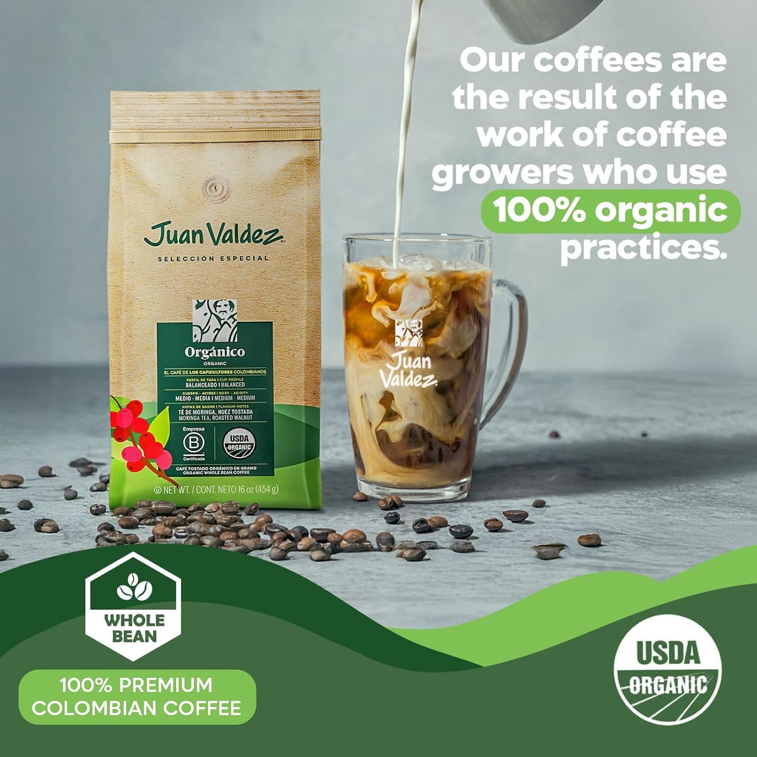 - USDA Organic - ® Cafea Gourmet Sustenabilă (Boabe 500g)