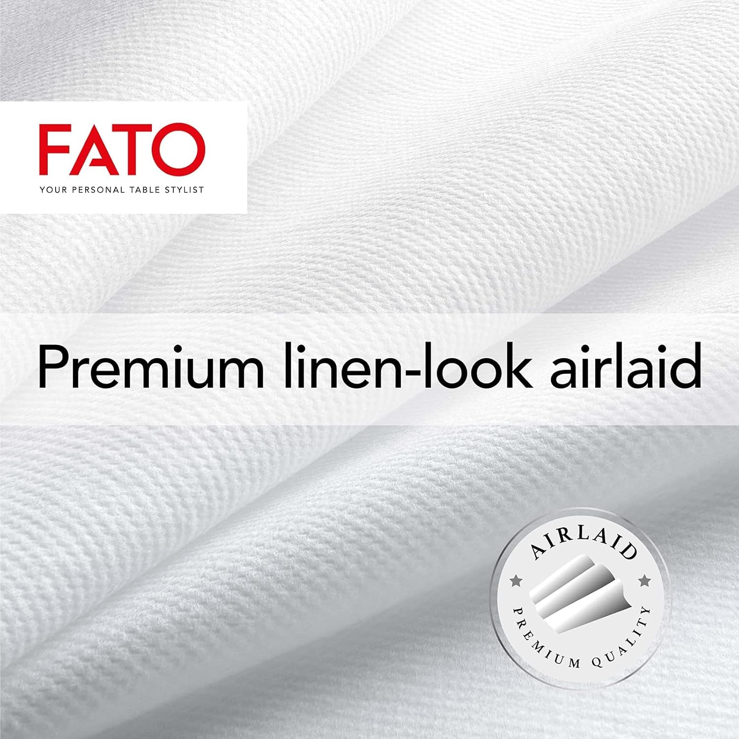 Fato, șervețele din hârtie uscată, airlaid, efect textil, pachet de 50 șervețele, dimensiunea 40X40 pliate în 4, culoare verde pădure