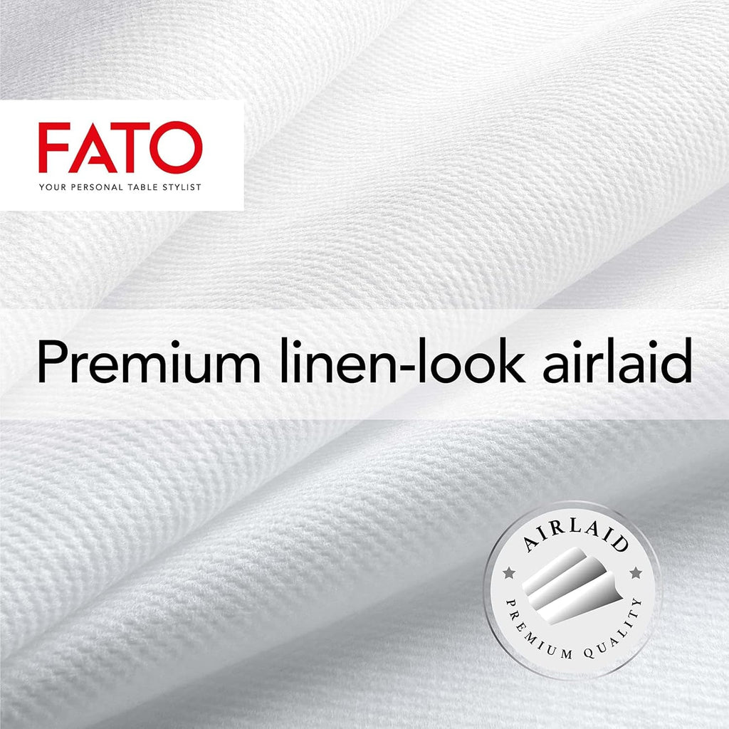 Fato - Șervețele din hârtie uscată, airlaid, efect textil, pachet cu 50 de șervețele, format 40X40 pliate în 4, Tropicana Decor