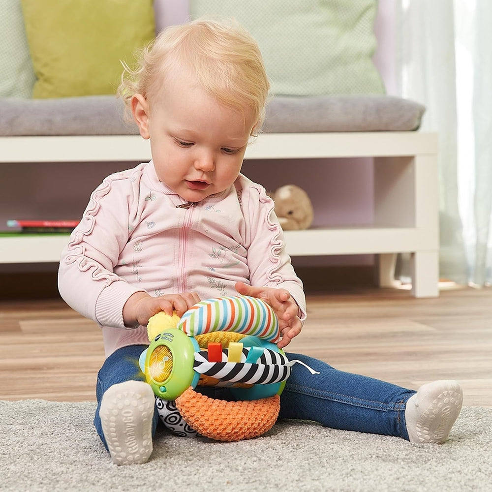 VTech Baby Fluffy Sloth Ball - Minge moale cu muzică, fraze și melodii - Pentru copii cu vârsta cuprinsă între 6-36 luni Jucarii Bebe Naty Shop